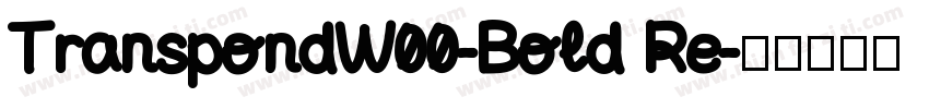 TranspondW00-Bold Re字体转换